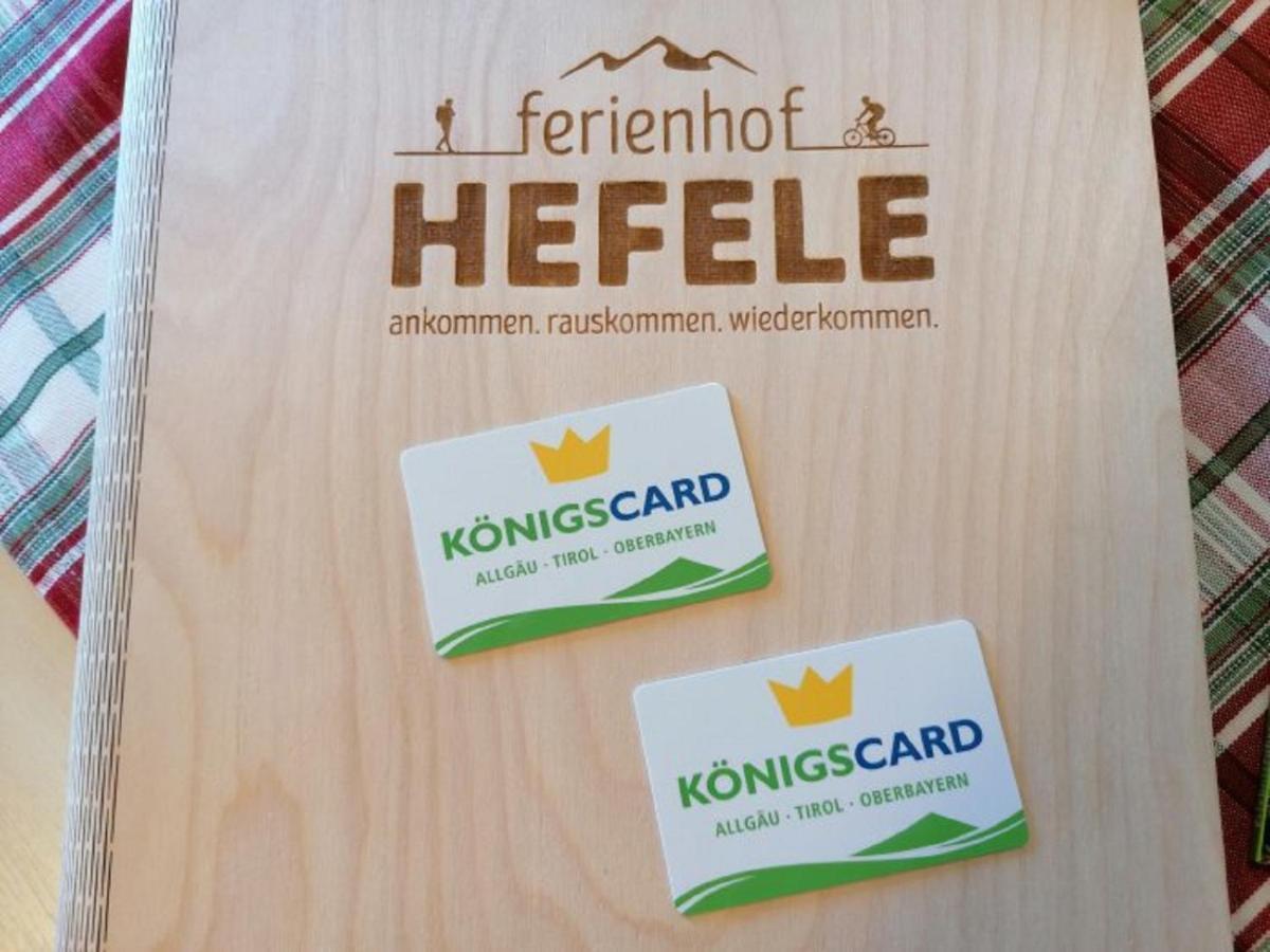 Ferienhof Hefele Daire Hopferau Dış mekan fotoğraf